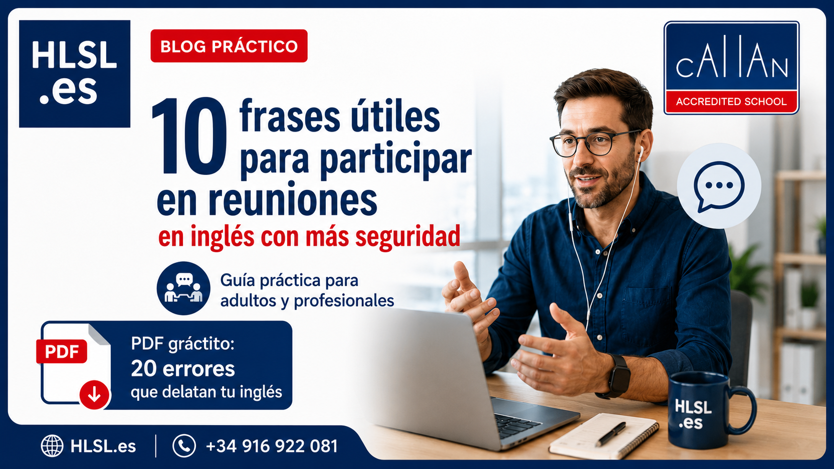 10 frases útiles para participar en reuniones en inglés